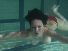 Find-Best-Lesbians.com presents: Bikini stripped from girl in the pool