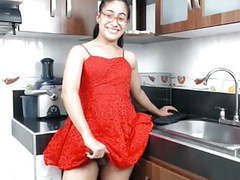 Find-Best-Lesbians.com presents: Monstercock lingerie shemale cumshot cam
