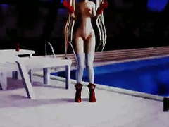 Find-Best-Lesbians.com presents: Mmd alice private pool dance