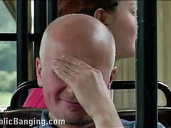 Find-Best-Lesbians.com presents: Public sex in a city bus
