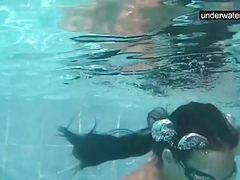 Find-Best-Lesbians.com presents: Submerged underwater with a dick inside her