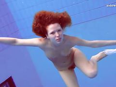 Find-Best-Lesbians.com presents: Matrosova hot ginger pussy in the pool