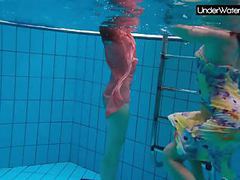 Find-Best-Lesbians.com presents: Bubarek and birtakik enjoy eachother in the pool
