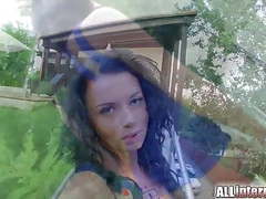 Find-Best-Lesbians.com presents: Allinternal anal creampie for hot brunette who loves a rough