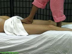 Find-Best-Lesbians.com presents: Hidden cam ashiatsu massage with foot.hand happy ending