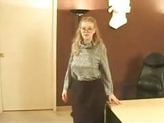 Find-Best-Lesbians.com presents: Secretary with big boobs and hairy pussy gv00035