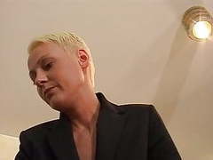 Find-Best-Lesbians.com presents: Short hair blonde fraulein boss
