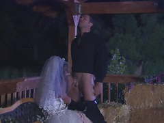 Find-Best-Lesbians.com presents: The ebony bride with firm body takes the most cum on her