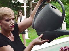 Find-Best-Lesbians.com presents: Busty mother fucks young daughter outdoor