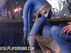 Find-Best-Lesbians.com presents: Aria alexander does a test on alessa savage & when she passes eva lovia celebrates by doing an orgy - digitalplayground