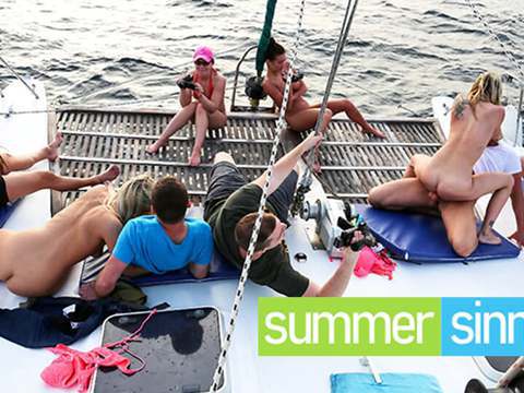 Find-Best-Lesbians.com presents: Crazy boat ride fuck by summersinners