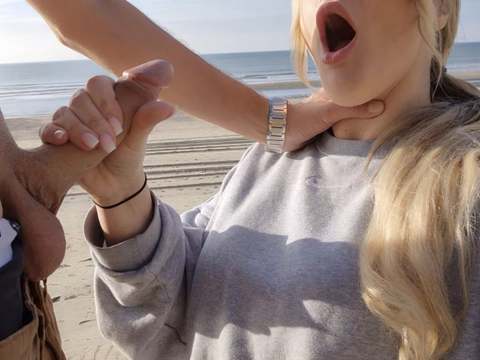 Find-Best-Lesbians.com presents: Outdoor after a blowjob for a stranger on the beach, i was fucked in public