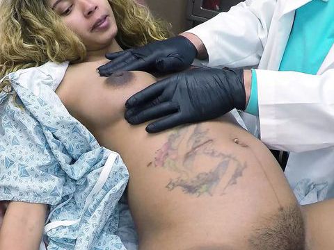 Find-Best-Lesbians.com presents: Dayanara's pregnant exam with a naughty doctor