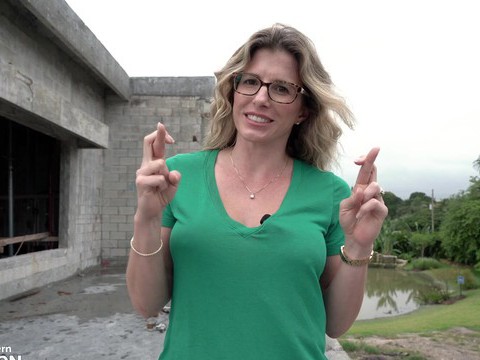 Find-Best-Lesbians.com presents: Outdoors construction video with provocative model cory chase