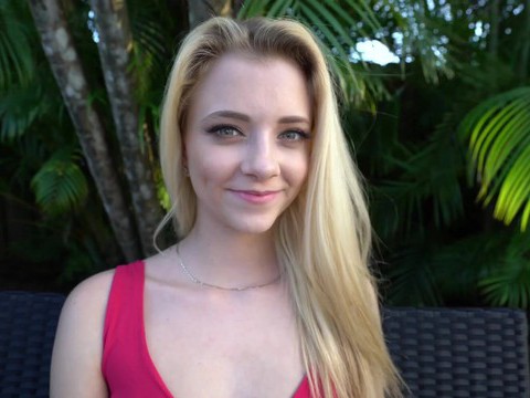 Find-Best-Lesbians.com presents: Blonde neighbor riley star wants into the pool and offers her pussy