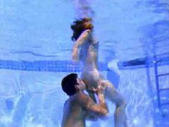 Find-Best-Lesbians.com presents: Cute girl sucks cock in the pool