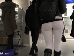 Find-Best-Lesbians.com presents: Jeny smith  camel toe white leggings