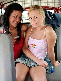 Find-Best-Lesbians.com presents: Naughty young Ellis and her hot friend share a hard cock