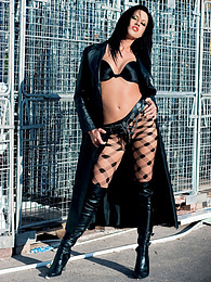 Find-Best-Lesbians.com presents: Lollybadcock Has a Horny Photoshoot With Dildos Outdoors