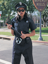 Find-Best-Lesbians.com presents: Cherry Lee, This Corrupt L.A. Cop Takes What She Wants