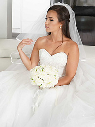 Find-Best-Lesbians.com presents: Bootylicious bride Kelsi Monroe screws a handsome officiant on her wedding day