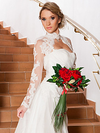 Find-Best-Lesbians.com presents: Czech bride Angel Piaff gets banged in a laundry room after posing in lingerie