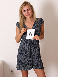 Find-Best-Lesbians.com presents: Light-Haired american teen Lindsey Cruz gets naked in a pair of white sneakers