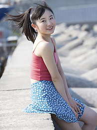 Find-Best-Lesbians.com presents: Asian teen Chisaki Morito demonstrates her tiny tits and demonstrates her exposed body outdoors